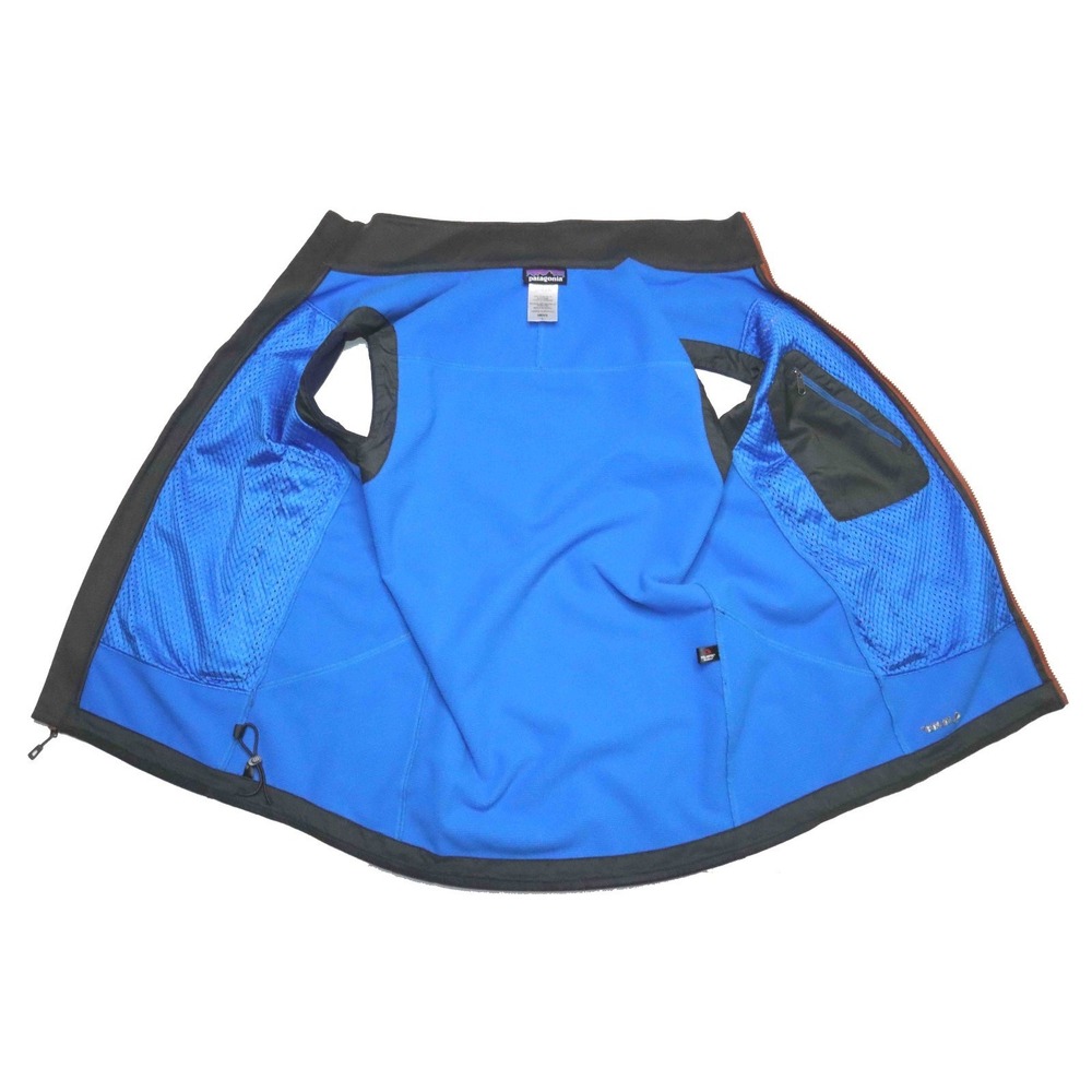 Patagonia Adze Blue Full Zip Softshell Polartec Hiking Outdoor Vest Mens Size Lg - Picture 4 of 7